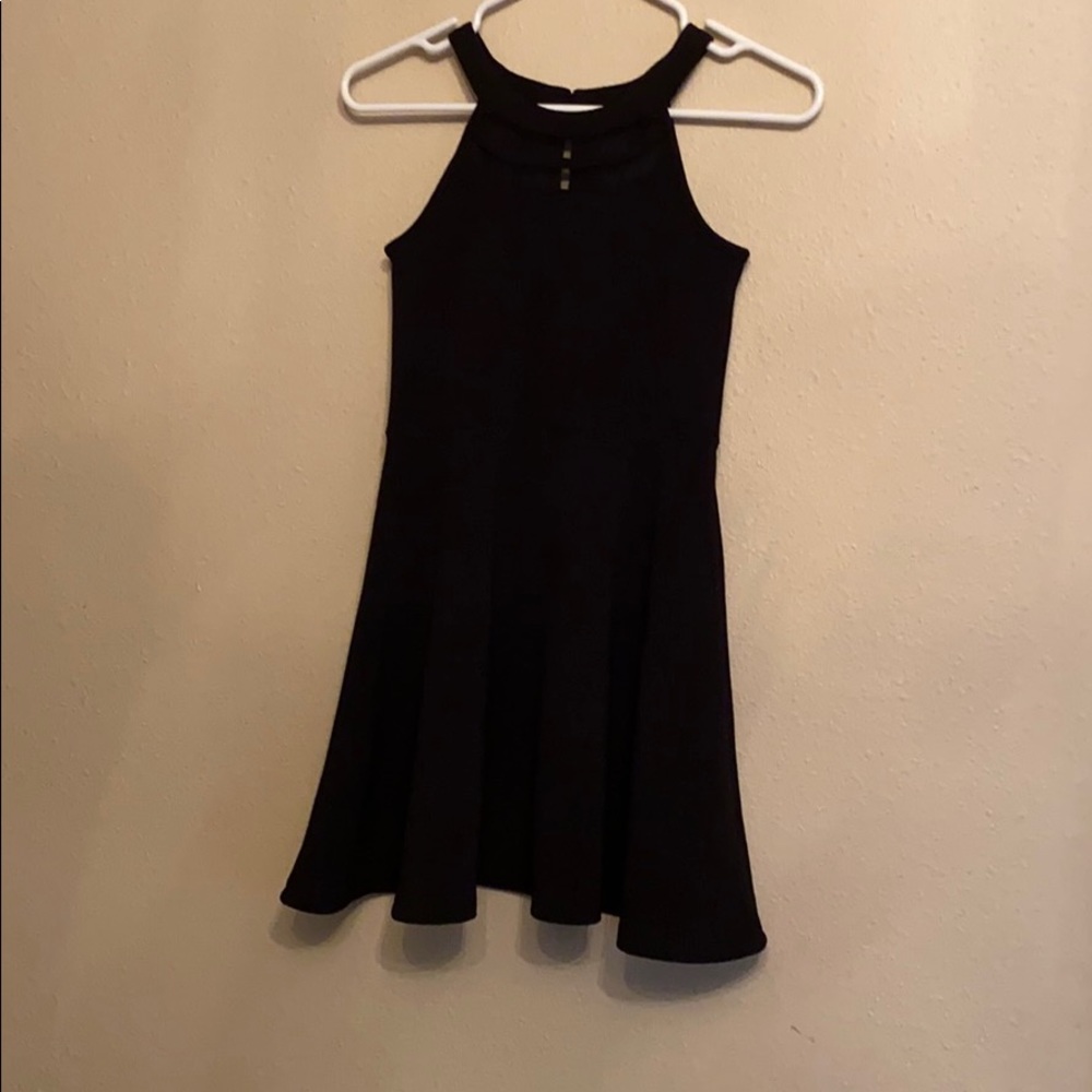 Black, flowy dress from the children’s place